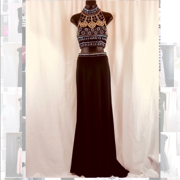 Sherry Hill two piece gown - Picture 1 of 8